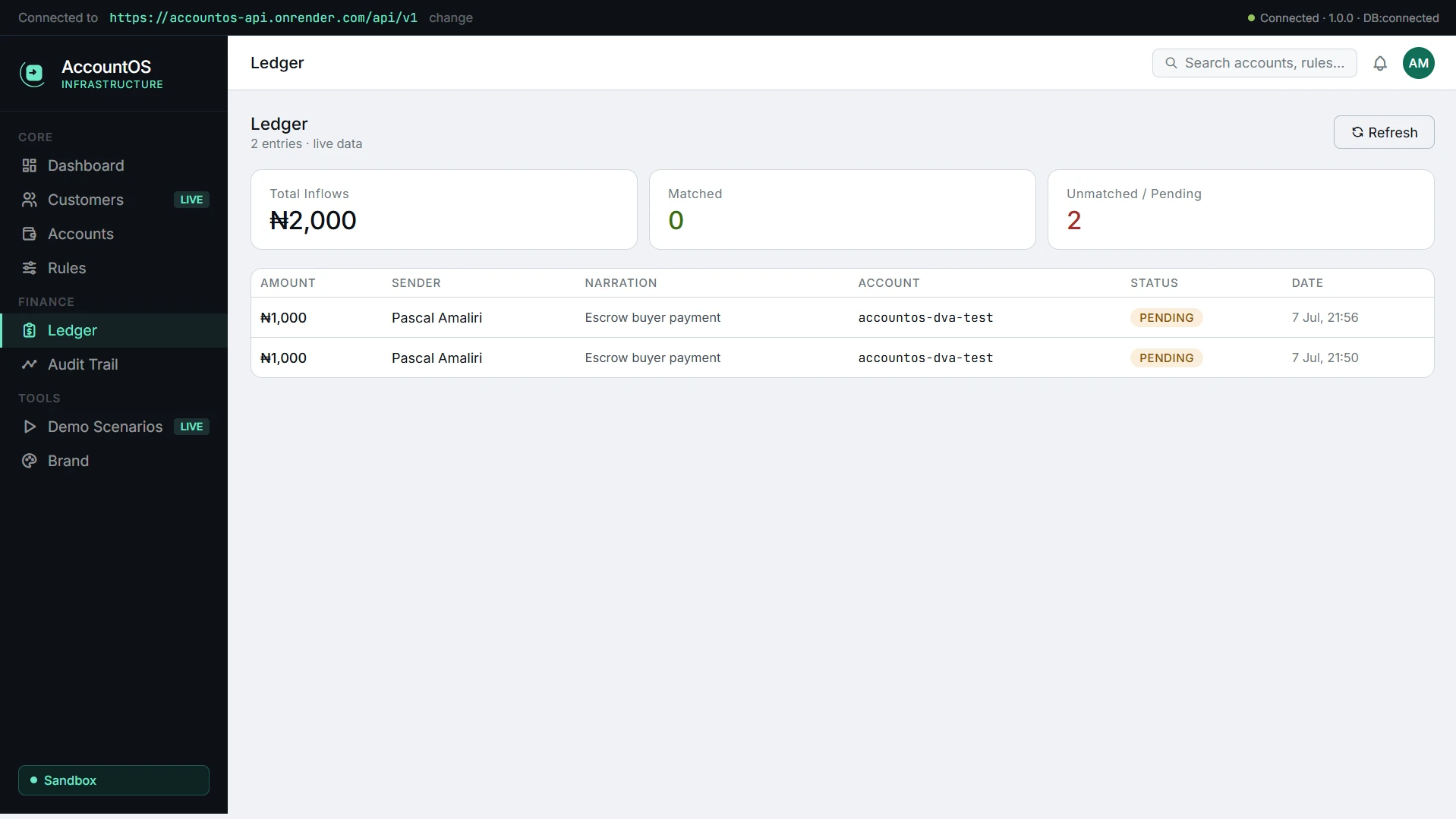 AccountOS screenshot 4